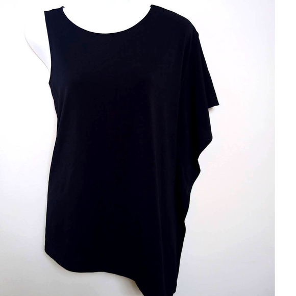 NWOT Worthington XS Asymmetrical One Sleeve Top - Picture 2 of 10